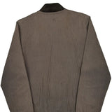 Vintage Carhartt Striped Bomber Jacket - XS Brown Cotton