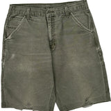 Carhartt Carpenter Shorts - 34W 11L Grey Cotton