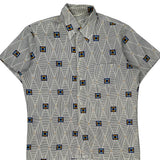 Unbranded Short Sleeve Shirt - Medium Blue Cotton