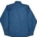 Wrangler Denim Shirt - XL Blue Cotton