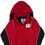 Age 5-6 Wisconsin Logo Athletics College Varsity Jacket - Small Black Polyester