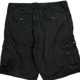 Lee Cargo Shorts - 36W 11L Black Cotton