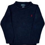 Age 5 Polo By Ralph Lauren Sweater - Small Navy Cotton
