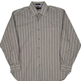 Tommy Hilfiger Striped Shirt - Large Multicoloured Cotton