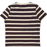 Polo By Ralph Lauren Striped T-Shirt - Large Blue Cotton