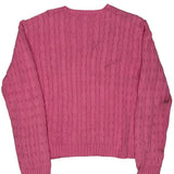 Ralph Lauren Jumper - Large Pink Cotton