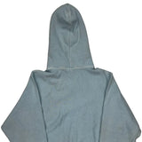 Reverse Weave Champion Hoodie - Small Blue Cotton