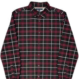 Tommy Hilfiger Checked Shirt - Large Black Cotton