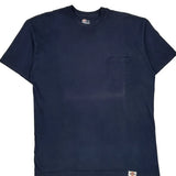 Dickies T-Shirt - Large Navy Cotton