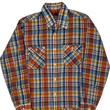 Levis Checked Flannel Shirt - Medium Multicoloured Cotton