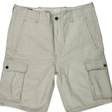 American Eagle Cargo Shorts - 34W 11L Beige Cotton