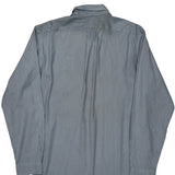 Ralph Lauren Striped Shirt - Large Blue Cotton