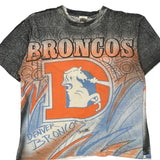 Denver Broncos Magic Johnson Single Stitch T-Shirt - XL Multicoloured Cotton