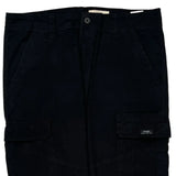 Wrangler Cargo Trousers - 38W 32L Black Cotton