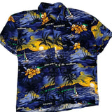 Unbranded Hawaiian Shirt - XL Blue Cotton