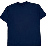 Fruit Of The Loom Single Stitch T-Shirt - Large Blue Cotton Blend