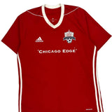 Chicago Edge Adidas Football Football Shirt - Large Red Polyester