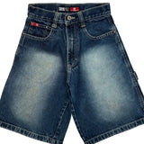 Southpole Cargo Denim Shorts - Mediumw 10L Dark Wash Denim