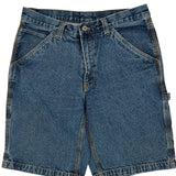 Faded Glory Cargo Carpenter Shorts - 31W 10L Blue Cotton