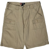 Chaps Ralph Lauren Cargo Shorts - 36W 9L Beige Cotton