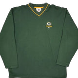 Denver Broncos NFL Sweatshirt - Large Green Polyester