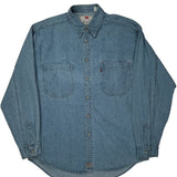 Levis Shirt - Large Blue Cotton