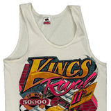 Kings Royal Fruit Of The Loom Nascar Vest - Small White Cotton