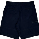 Nautica Cargo Shorts - 34W 10L Navy Cotton