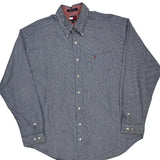 Tommy Hilfiger Checked Shirt - 2XL Blue Cotton