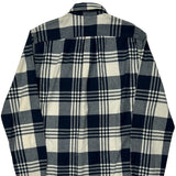 Levis Checked Flannel Shirt - Medium Black & White Cotton
