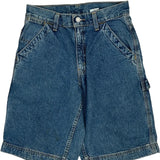 Age 14 Levis Cargo Denim Shorts - 26W 10L Blue Cotton
