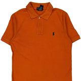 Age 10-12 Polo By Ralph Lauren Polo Shirt - Medium Orange Cotton