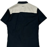 Armani Exchange Slim Short Sleeve Shirt - Medium Black Cotton