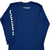 Age 4 Carhartt Long Sleeve T-Shirt - XS Blue Cotton