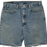 Levis Denim Shorts - 36W 9L Light Wash Cotton