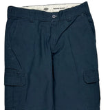 Dickies Cargo Trousers - 35W 30L Navy Cotton