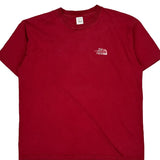 The North Face T-Shirt - Large Red Cotton