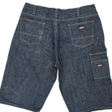 Dickies Denim Shorts - 38W 11L Blue Denim