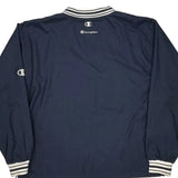 Vintage Champion Windbreaker - Large Navy Nylon