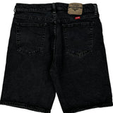 Wrangler Denim Shorts - 32W 10L Black Cotton