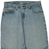 550 Orange Tab Levis Denim Shorts - 32W 10L Light Wash Cotton