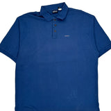 Patagonia Polo Shirt - XL Blue Cotton