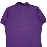 Polo By Ralph Lauren Polo Shirt - Large Purple Cotton