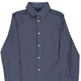 Polo By Ralph Lauren Striped Shirt - Large Blue Cotton