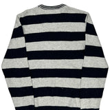 Tommy Hilfiger Striped Jumper - XL Grey Cotton