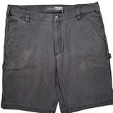 Carhartt Cargo Carpenter Shorts - 38W 11L Grey Cotton