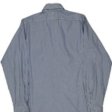 Polo By Ralph Lauren Striped Shirt - Medium Blue Cotton
