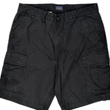Levis Cargo Shorts - 34W 9L Black Cotton