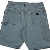 Dickies Denim Shorts - 36W 10L Light Wash Denim