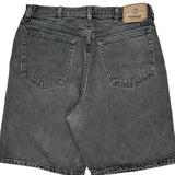Wrangler Denim Shorts - 32W 9L Grey Cotton